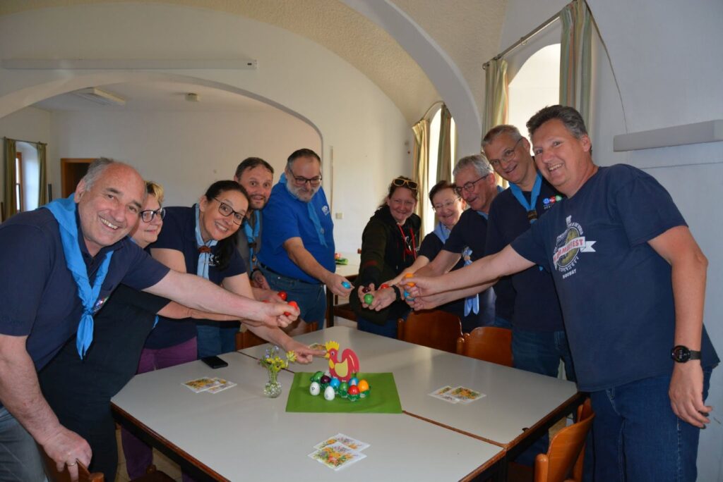 Eierpecken bei der Osteragape 2025